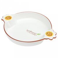 Блюдо фарфоровое "Подсолнух" (268х203х39 мм)