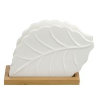 Салфетница фарфоровая "Лист" (140х32х91 мм)