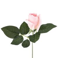Цветок искусственный "Роза" (730 мм; белый)