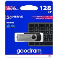 USB Flash Drive 128Gb Goodram UTS3 Twister (черный) (UTS3-1280K0R11)