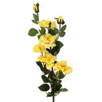 Цветок искусственный "Роза" (730 мм; жёлтый)