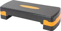 Степ-платформа "97301" (2 уровня; 67х27х10/15 см; чёрно-оранжевая)