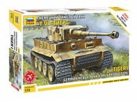 Сборная модель "Немецкий тяжелый танк T-VI Тигр" (масштаб: 1/72)