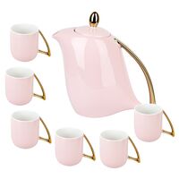 Набор чашек с чайником "5th Avenue. Pink" (7 предметов)