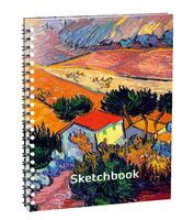 Скетчбук "Ван Гог. Пейзаж с домом и пахарем" (А5)