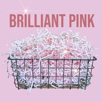 Стружка бумажная "Brilliant Pink" (розовый+серебро; 100 г)