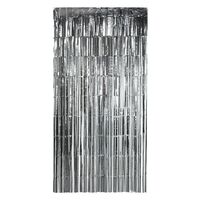 Праздничное украшение растяжка "Шторка для фотозоны" (серебристый)