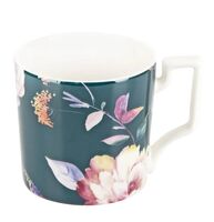 Кружка "Цветы" (зеленый)