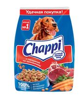 Корм сухой для собак "Chappi" (600 г; говядина по-домашнему)