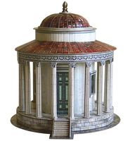 Сборная модель из картона "Храм Весты в Тиволи" (масштаб: 1/87)