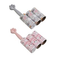 Ролик для чистки одежды "С кошачьей лапкой" (с 2 сменными блоками)