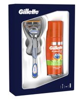 Подарочный набор "Gillette Fusion" (станок для бритья, гель для бритья)