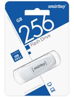 USB Flash Drive 256GB SmartBuy Scout White (SB256GB3SCW)