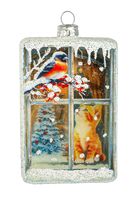 Ёлочная игрушка "Пушистый наблюдатель"