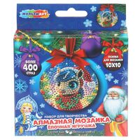 Алмазная вышивка-мозаика "Елочная игрушка. Лошадка"