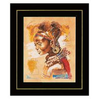 Набор для вышивания "Африканская девушка" (390х490 мм)
