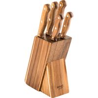 Набор ножей с подставкой "Wood" (6 предметов)
