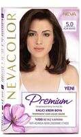 Крем-краска для волос "Nevacolor Prеmium" тон: 5.0, светло коричневый
