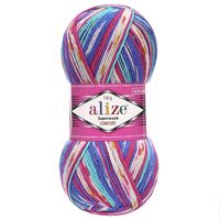 Пряжа "Superwash Comfort Socks №7654" (100 г; 420 м; секционный)