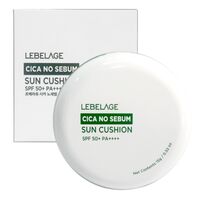 Кушон для лица "Cica No Sebum Sun Cushion" SPF 50+ PA+++, тон: светло-бежевый
