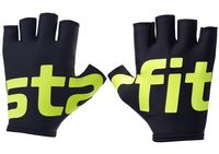Перчатки для фитнеса "WG-102" (М; чёрно-ярко-зелёные)