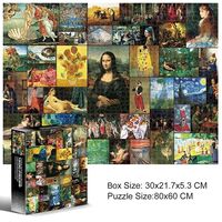 Пазл "Шедевры изобразительного искусства" (1500 элементов)