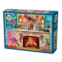 Пазл "Счастливого кошачьего Рождества" (500 элементов)