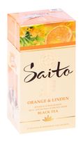 Чай чёрный "Orange and Linden. С цветами липы и ароматом апельсина" (25 пакетиков; саше)