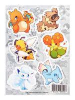 Набор виниловых наклеек "Pokemon №1"
