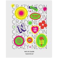 Тетрадь полуобщая в клетку "Crazy neon" (48 листов)