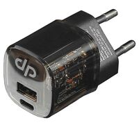 Сетевое зарядное устройство Digitalpart FC-140T 30W (USB+USB-C) (чёрное)