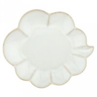 Тарелка мелкая керамическая "Мысли о тебе" (230х202х30 мм; белый)