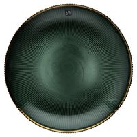 Тарелка стеклянная "Moat" (310 мм; зелёный)