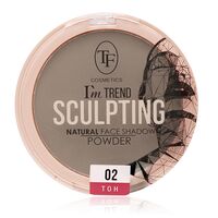 Компактная пудра-скульптор для лица "Im Trend" тон: 02, глубокая тень