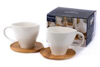 Набор чашек с блюдцами "Nouvelle" (250 мл, 4 предмета)