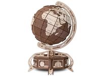 Сборная деревянная модель "Глобус" (коричневый)