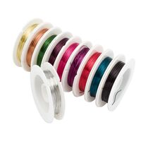 Проволока медная для рукоделия (0,4 мм х 10 м; микс)