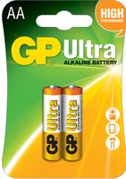Батарейка GP Alkaline Ultra AA LR6/15AU 2BP (2 шт.)