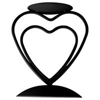 Подсвечник декоративный "Сердца" (55х105 мм)