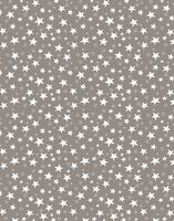 Простыня хлопковая "Stars Grey" (210х220 см)