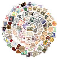 Набор виниловых наклеек "Штампы, печати и марки"