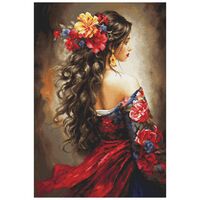 Набор для вышивания "Испанская девушка" (300х440 мм)