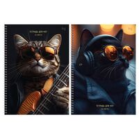 Тетрадь для нот "Коты" (А4)