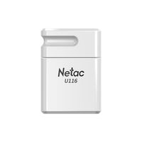 USB Flash Drive 16Gb Netac U116 mini (белый)