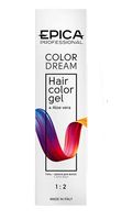 Гель-краска для волос "Colordream" тон: 7.17, русый древесный
