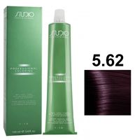 Крем-краска для волос "С экстрактом женьшеня и рисовыми протеинами" тон: 5.62, светло-коричневый красно-фиолетовый