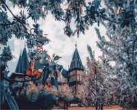 Картина по номерам "Царский дворец Алексея Михайловича в Коломенском" (400х500 мм)
