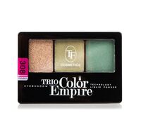 Палетка теней для век "Trio Color Empire" тон: 308, оливковое золото