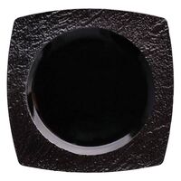 Тарелка фарфоровая "Wild Slate" (270 мм; чёрный)