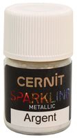 Мика-порошок "CERNIT Sparkling powder. Metallic" (серебро; 3 г)